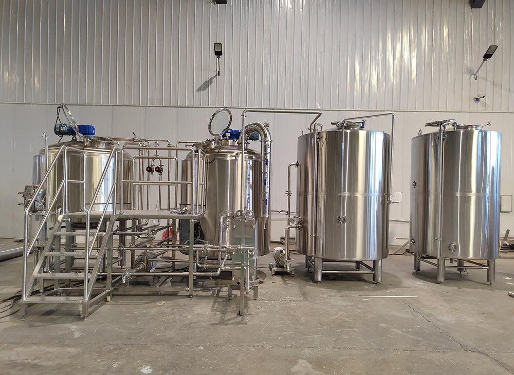 beer brewery equipment, Brewhouse, 1000l brewery, turnkey brewery project, brewhouse, fermenter, bright beer tank, glycol cooling system, CIP, miller, wine fermenter, Kombucha fermenter